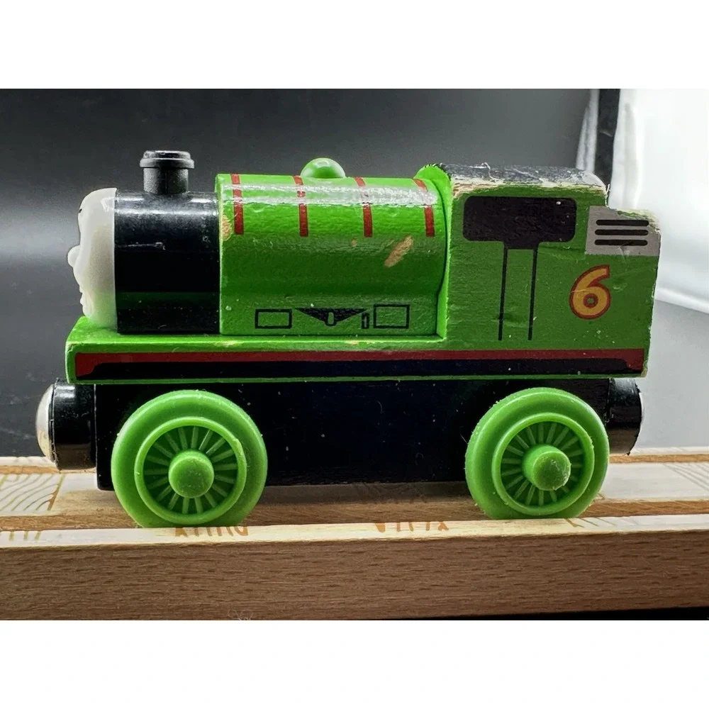 Thomas Percy #6 Wooden Railway Vtg 2003 Train Tank Engine Learning Curve Limited